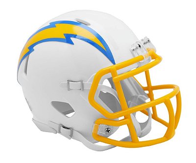 Capacete NFL Los Angeles Chargers Decorativo