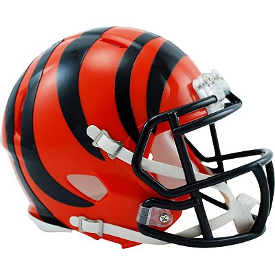 Capacete NFL Cincinnati Bengals Decorativo