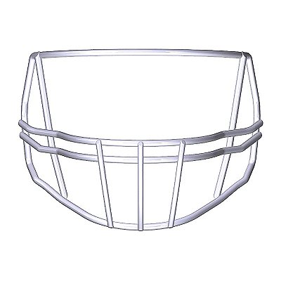 Facemask Para Capacetes Riddell Para QBs e WRs Branca S2B-HS4