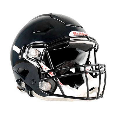 Capacete De Futebol Americano Riddell Speedflex Preto Completo
