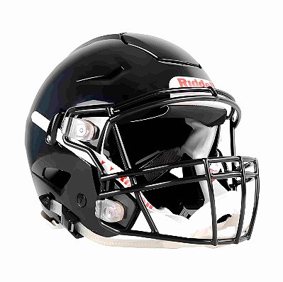 Capacete De Futebol Americano Riddell Speedflex Preto - Completo