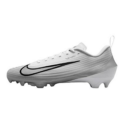 Chuteira de Futebol Americano Nike Vapor Speed 3 Branca e Prateada
