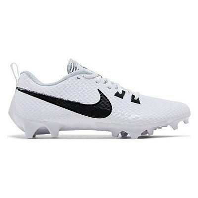 Chuteira De Futebol Americano Nike Vapor Edge Speed 360 2 Branca e Preta