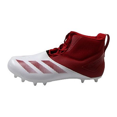 Chuteira de Futebol Americano Adidas Adizero Chaos Vermelha e Branca