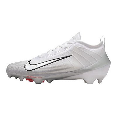 Chuteira de Futebol Americano Nike Vapor Elite 1 Branca e Prateada