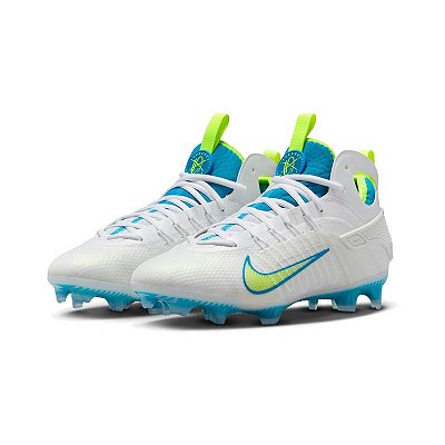 Chuteira de Futebol Americano Nike Huarache 9 Elite Branca e Verde
