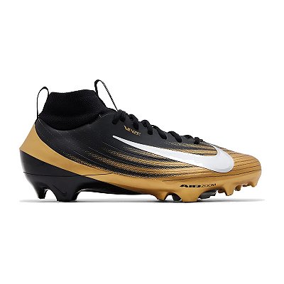 Chuteira De Futebol Americano Nike Air Zoom Vapor Pro 1 Preta e Dourada