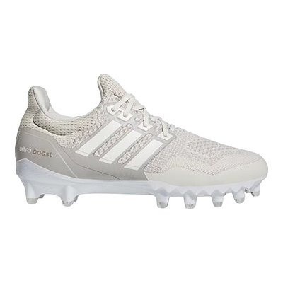Chuteira De Futebol Americano Adidas Ultraboost Branca e Cinza