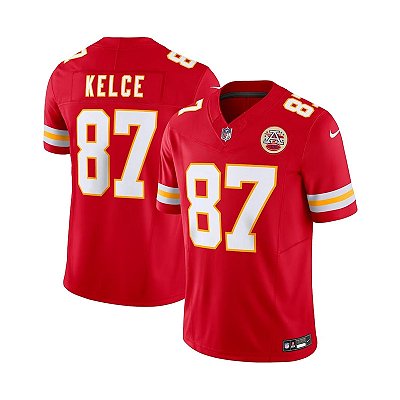 Jersey NFL Kansas City Chiefs Travis Kelce 87 Nike Masculina Vermelha Adulto e Infantil Fuse