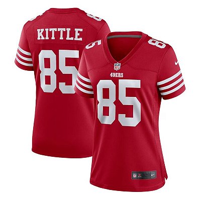 Jersey NFL San Francisco 49ers George Kittle 85 Nike Feminina Vermelha Fuse