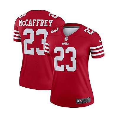 Jersey NFL San Francisco 49ers Christian McCaffrey 23 Nike Feminina Vermelha Fuse