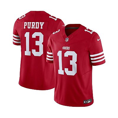Jersey NFL San Francisco 49ers Brock Purdy 13 Nike Masculina Vermelha Adulto e Infantil Fuse