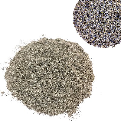 Lavanda (Alfazema Azul) - Flores em Pó Grosso - 1kg