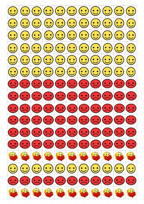 176 Carinhas para quadro de incentivo