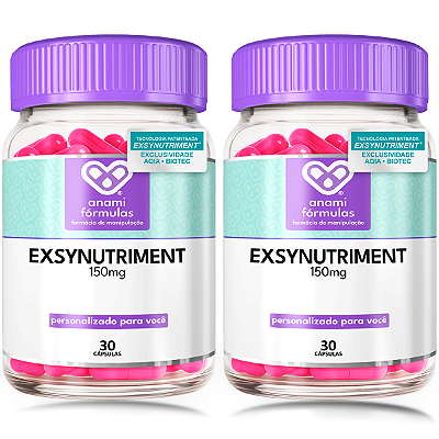 KIT 2x SILÍCIO ORGÂNICO EXSYNUTRIMENT 150mg - 2 Frascos de 30 Cápsulas - 60 Doses
