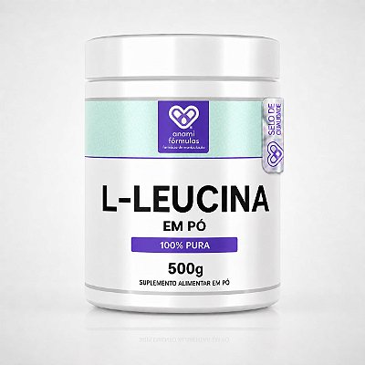 L-LEUCINA em Pó 2000mg por Dose - 500g - 250 Doses