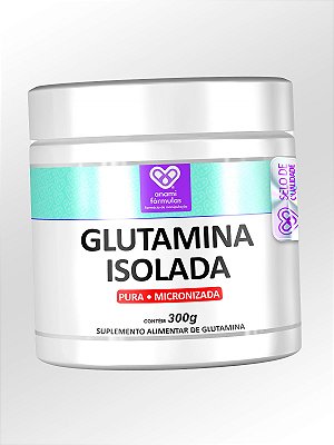 L-GLUTAMINA em Pó 5g por Dose - 300g - 60 Doses