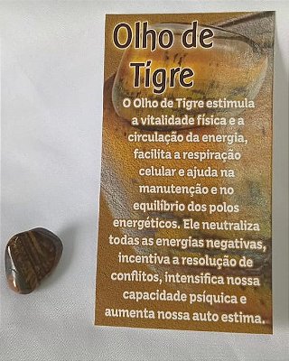 Pedra da sorte = Olho de tigre