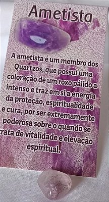 Pedra da sorte = Ametista
