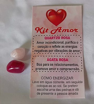 Pedra da Sorte - Kit Amor