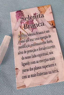 Pedra da sorte = Selenita Branca