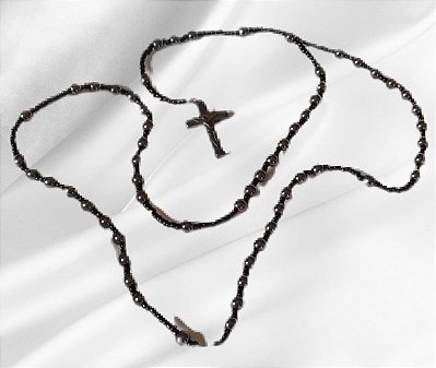 Terço em Pedras e miçangas