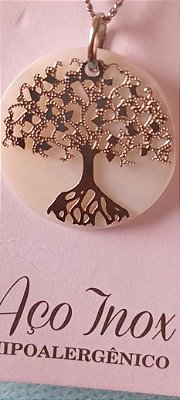 Colar Inóx - árvore da vida
