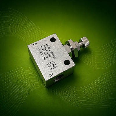 Válvula Reguladora de Fluxo Especial 1/8" BSP para Pintura Eletrostática