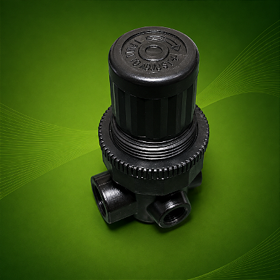 Regulador de Pressão Mini 1/4" para Sistemas de Pintura Eletrostática