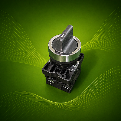 Chave Comutadora 22 mm 3 Posições Manual / Desligado / Automático