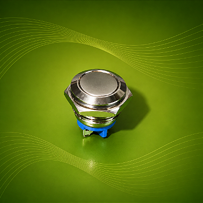Botão de Pulso NA Inox para Fonte Geradora DG-4.0