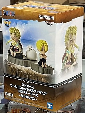 FIGURE - ONE PIECE - SANJI & ZEFF - LOG USOPP - WORLD COLLECTABLE FIGURE