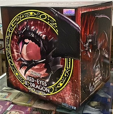 ESTATUA - YU-GI-OH! - RED EYES B. DRAGON - BLACK EDITION