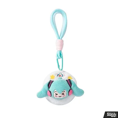 MOEYU - ESPELHO DE MAQUIAGEM DE PELÚCIA COM PINGENTE