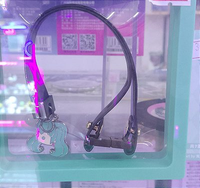 MOEYU - COLAR MOEYU HATSUNE MIKU — SÉRIE “INVASÃO DE ONDAS”, CORRENTE DECORATIVA COM PINGENTE TECNOLÓGICO