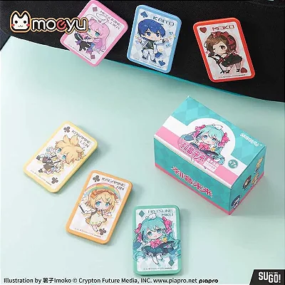 MOEYU - BROCHE TIPO CAIXA SURPRESA COM KAGAMINE RIN