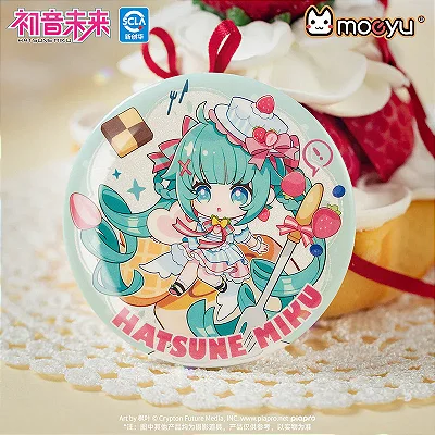 MOEYU HATSUNE MIKU – “DOCE ENTRELAÇAMENTO” BROCHE (VERSÃO Q / CHIBI)