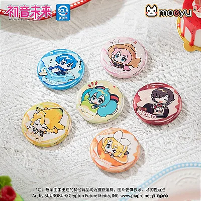 MOEYU - BOTTON DE METAL MOEYU HATSUNE MIKU — SÉRIE AMU (AHMU)