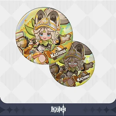 GENSHIN IMPACT - BADGE - TRACES OF SPLENDOR SERIES - KACHINA