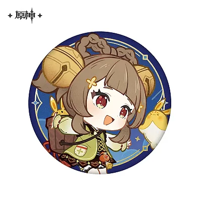 GENSHIN IMPACT - BADGE - LIYUE - STARLIGHT CORRESPONDENCE SERIES CHARACTER - YAO YAO VERSION