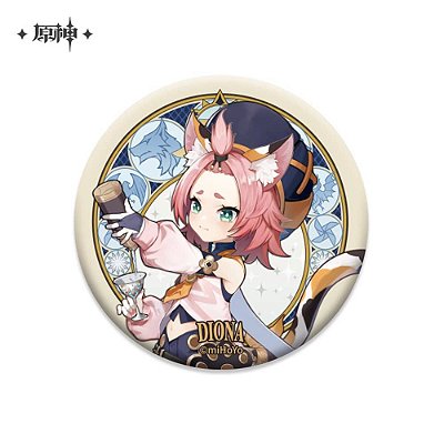 GENSHIN IMPACT - BADGE - MONDSTADT - CHARACTER ILLUSTRATION SERIES - DIONA