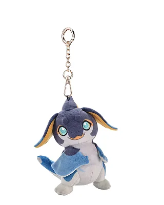 GENSHIN IMPACT - NATLAN EXHIBITION IN JAPAN SERIES BABY DRAGON PLUSH KEYCHAIN - FINROAM DRAKE (BLUE)