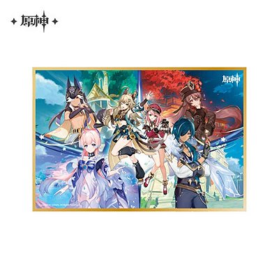 GENSHIN IMPACT - MULTIPLAYER - PENDANTS AND ORNAMENTS - COLORED PAPER - THEME SERIES COLORED PAPER - "DUEL! THE SUMMONER