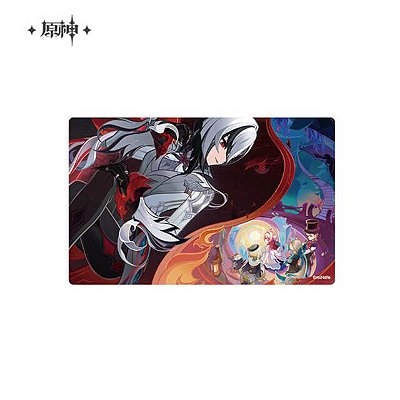 GENSHIN IMPACT - PROSPECTIVE SERIES - TRANSPARENT CARD - TWO WORLDS AFLAME, THE CRIMSON NIGHT FADES