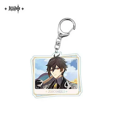 GENSHIN IMPACT - CHARACTER PV SERIES ACRYLIC KEYCHAIN - ZHONGLI