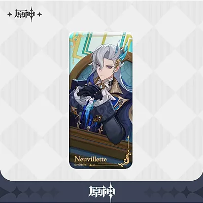 GENSHIN IMPACT - BADGE - FONTAINE-NEUVILLETTE - THE MORNING STAR IN THE DEPTHS - NEUVILLETTEVERSION