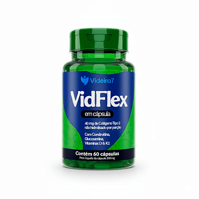 Colágeno Tipo 2 Condroitina + Glucosamina 60 Cápulas Videira7