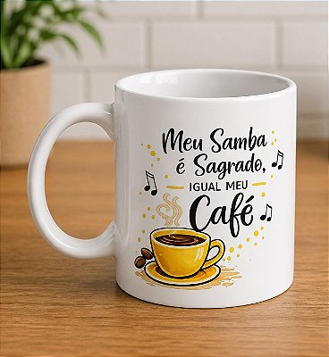 Caneca Meu Samba É Sagrado
