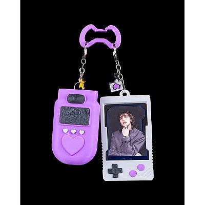 Chaveiro Porta Photocard Game Boy Lilás Lilás
