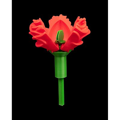 Rosa Decorativa Articulada - Porta Anel